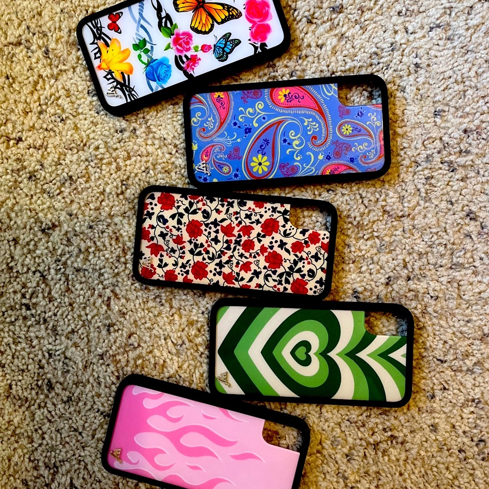 Wildflower phone cases IPhone X set of 7 cases